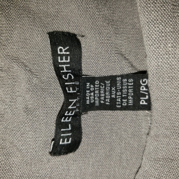 Eileen Fisher Gray cropped Pants - Picture 3 of 4
